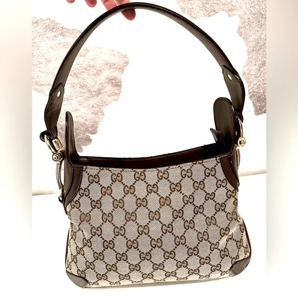 Gucci GG Creole HoBo in canvas and leather trim - Picture 2 of 14